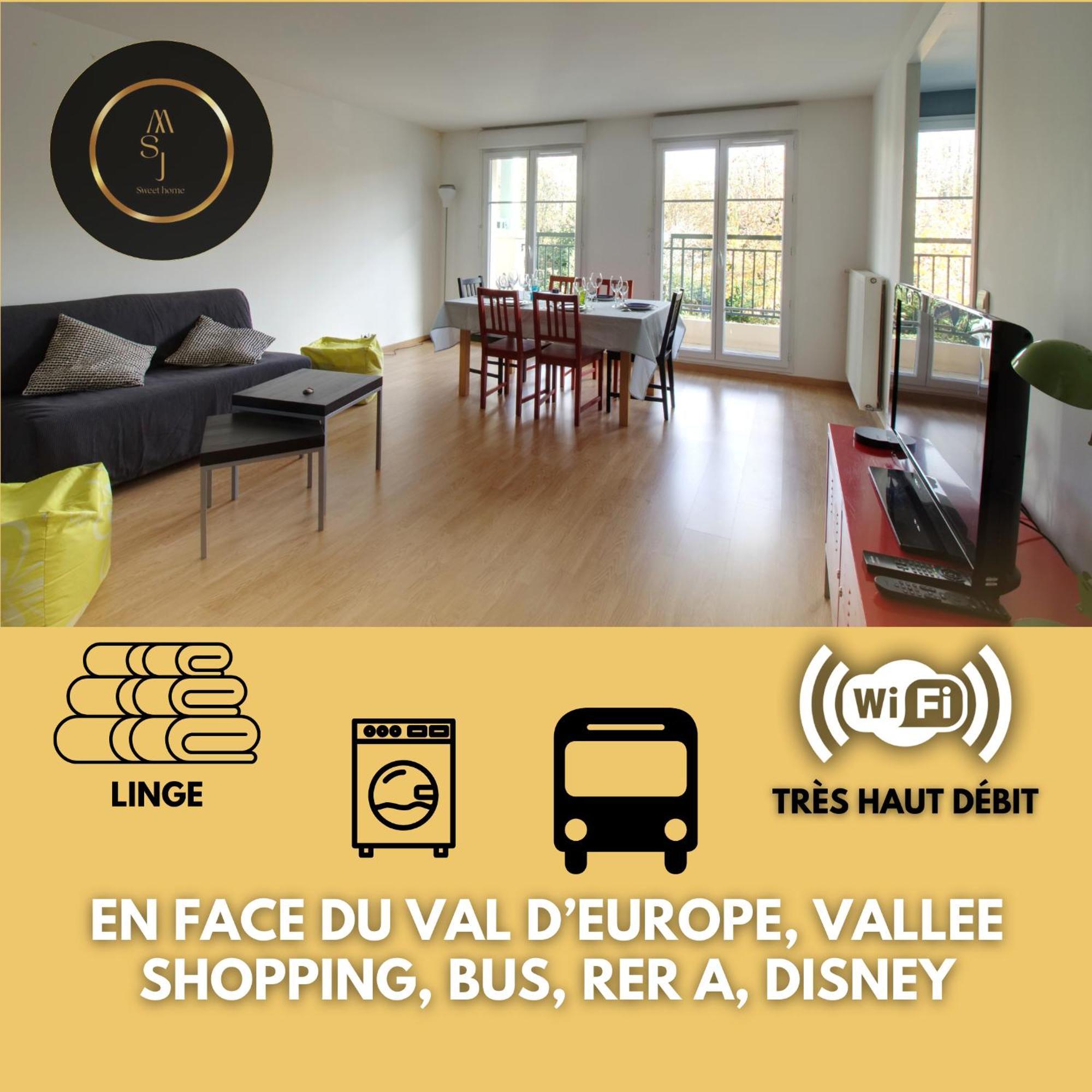 Cosy Appartement - Val D'Europe - Vallee Shopping - Disney Serris Exterior photo